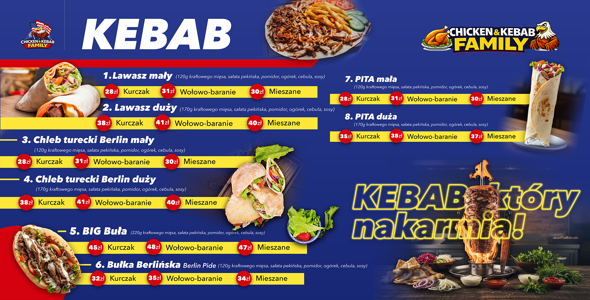 tablica internet menu